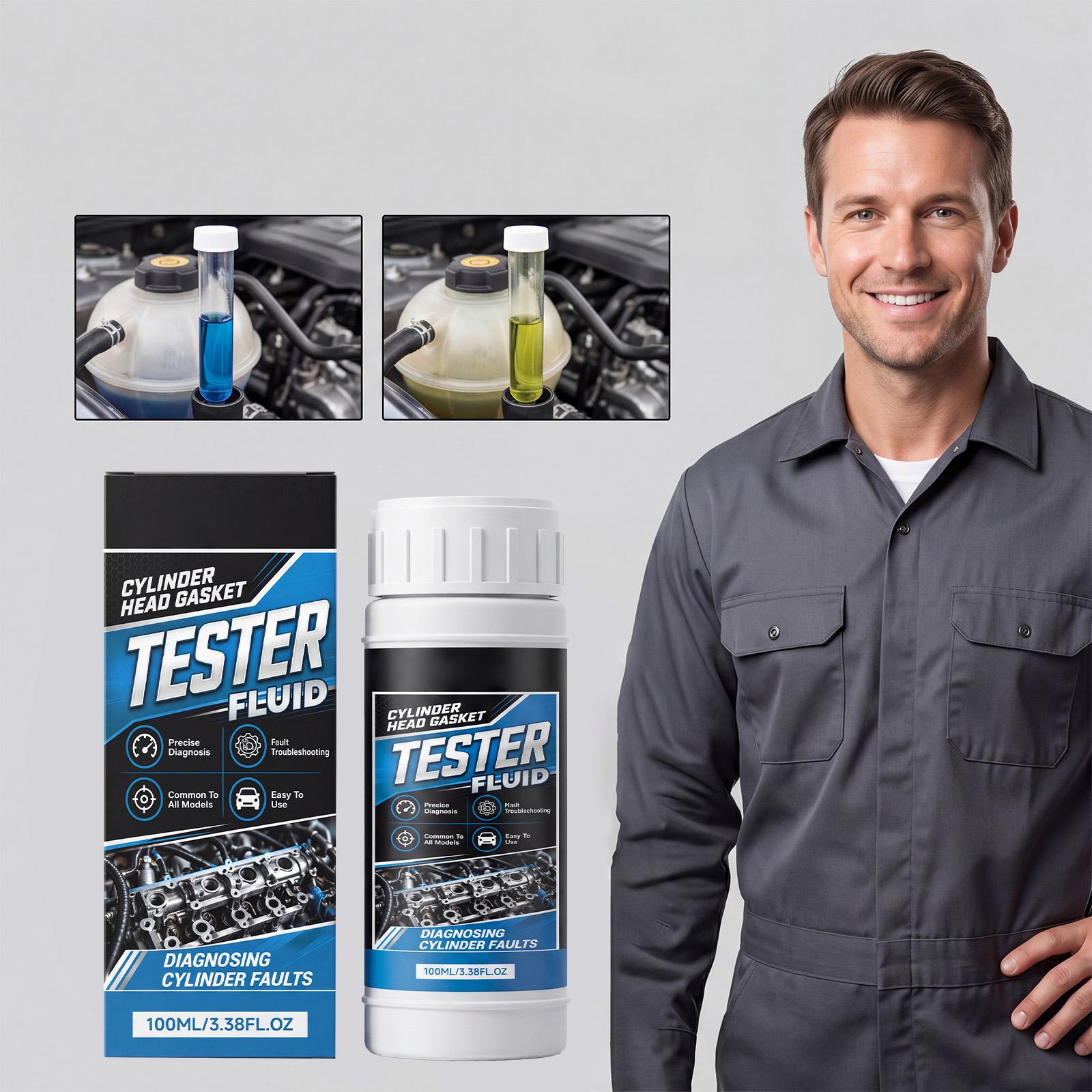 Auto Repair Shop - 연소 누출 감지기 유체 블록 테스트