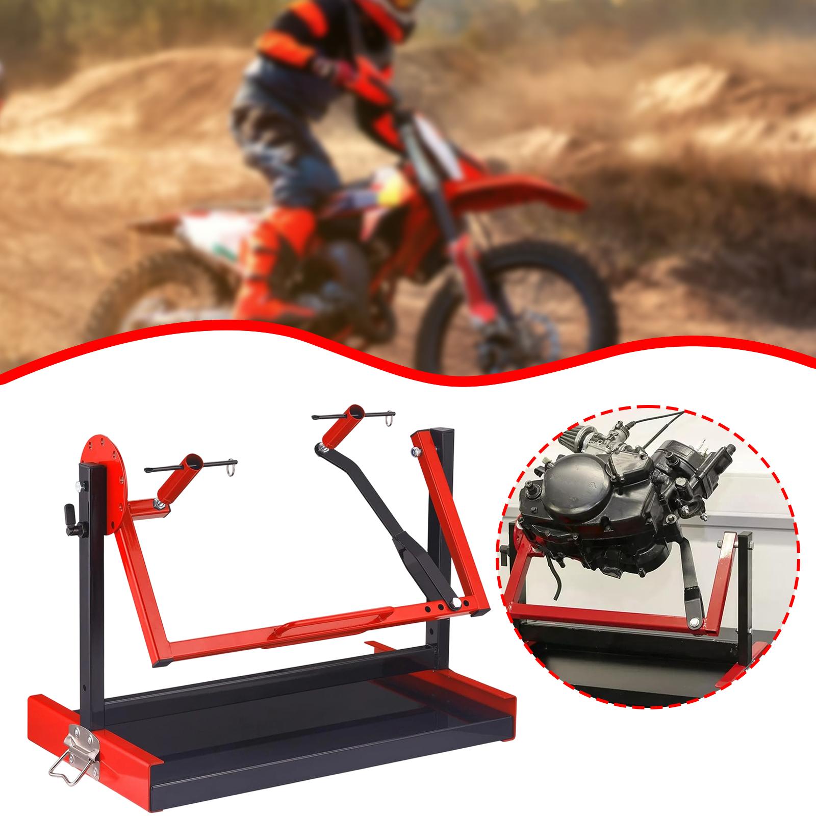 Engine Stand Heavy Duty - 오토바이 엔진 스탠드 레드 블랙 견고한