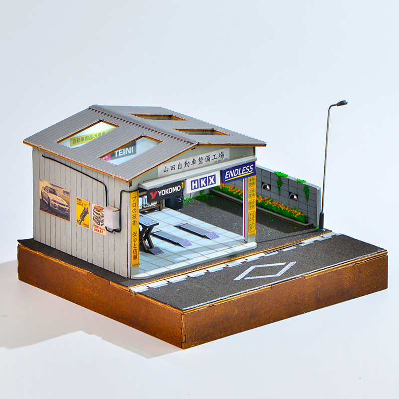 1:64 스케일 DIY 자동차 정비소 디오라마 키트(L - Auto Repair Shop 리뷰 및 가격
