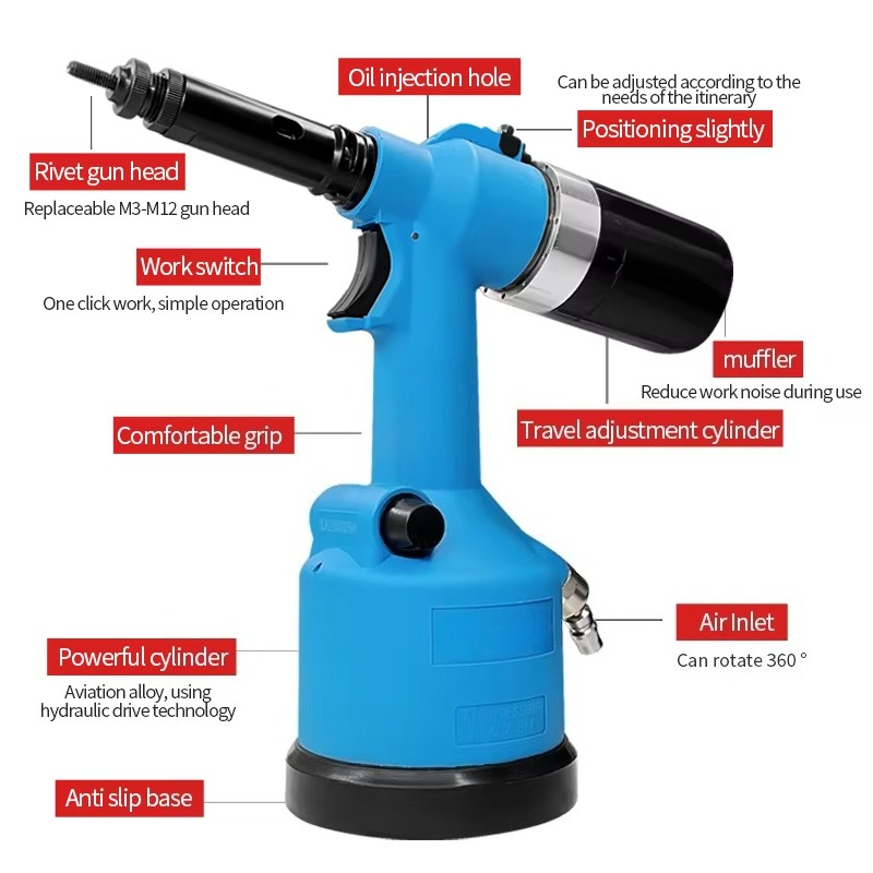 RL-5312 헤비듀티 에어 리베터 |   M3-M12 - Rivet Gun Air 리뷰 및 가격